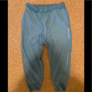 Champion Mens Light Blue Sweatpants Size XXL